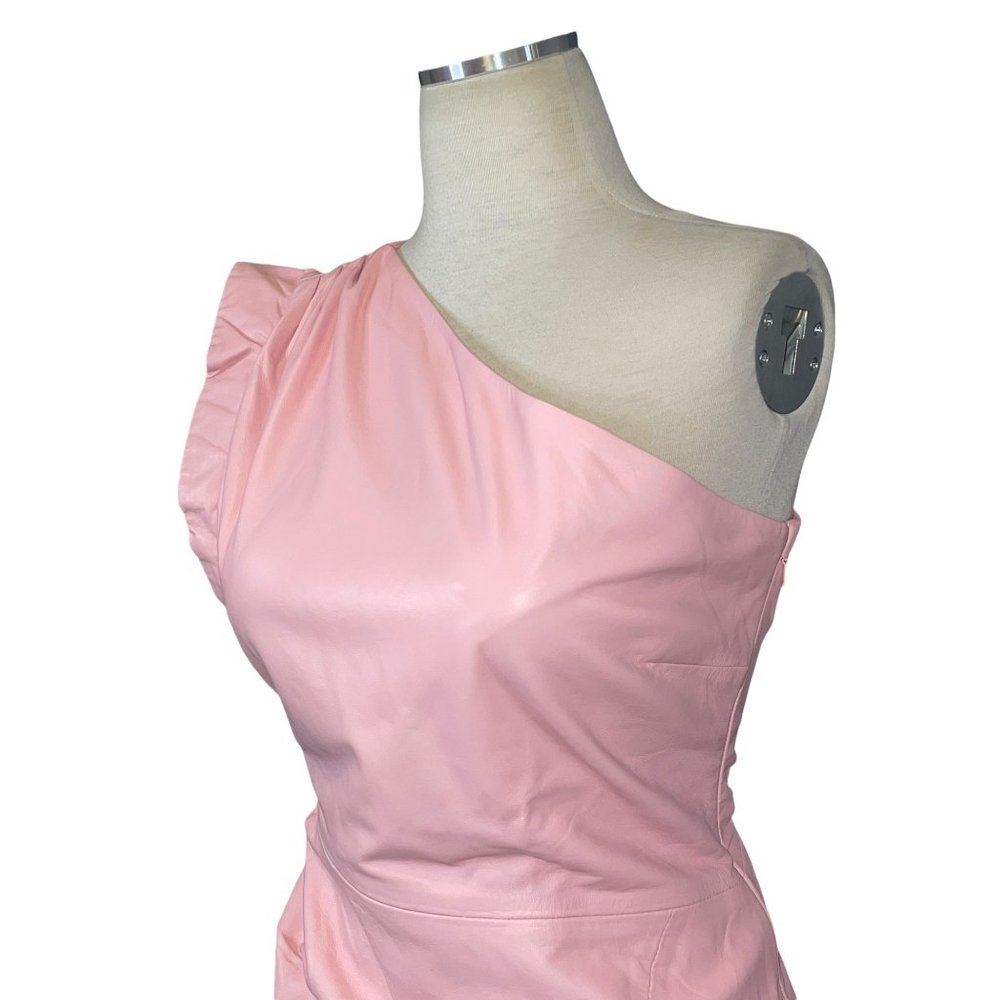 Lamarque Pink One Shoulder Dress - Picture 6 of 12